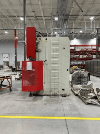 480 Ton, Baykal #APHS-4116X440, CNC hydraulic press brake, 13' 5" overall, 11' 7" between housing, Delem - Image 2