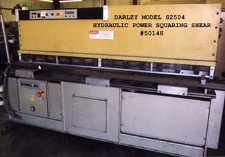 12 gauge x 8' Darley #S2504, Hydraulic Power Squaring Shear, 102" between housing, 40" Back Gauge, 1987 - Image 6