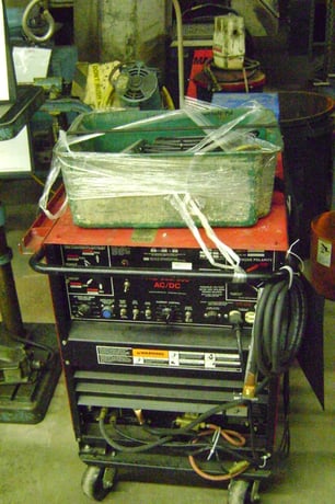 Lincoln Idealarc #TIG-300/300, Tig Welder, w/ leads & cart - Image 7