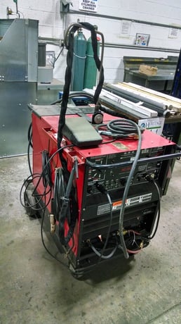 Lincoln Idealarc #TIG-300/300, Tig Welder, w/ leads & cart - Image 10