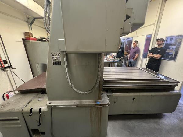 SIP #Hydroptic-6A, jig borer, 39.37" X, 31.29" Y, 31.49" Z, 2000 RPM, 12 HP, MT4, 33.14" x43.3" table, 1968 - Image 4