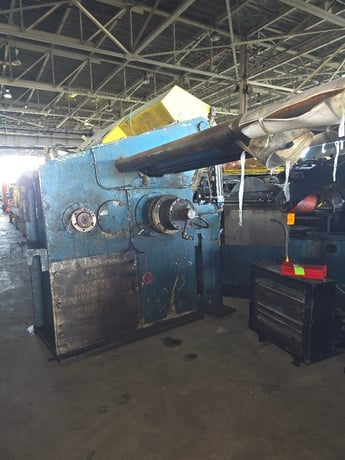 50000 lb. Paxson, recoiler, 72" width, .010"-.187" thick, 20"-24" ID, 72" outside dimension, 350 HP DC motor - Image 3