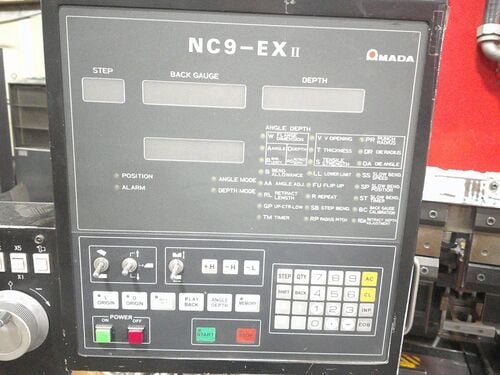 38.5 Ton, Amada #RG-35S, CNC Press Brake, 40.2" between housings, 3.94" stroke, 3-axis, 1993 - Image 3