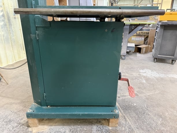 20-1/2" x 14" Bridgewood #PBS-540, vertical band saw, 20-1/2" x 28" table, 1997 - Image 4