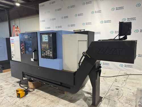 Daewoo Doosan #Puma-GT2600, CNC Lathe, 24.8" swing, 3.2" bar, 12 position turret, 30 HP, Fanuc OI-TF, Chip - Image 2