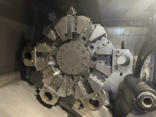 Daewoo Doosan #Puma-GT2600, CNC Lathe, 24.8" swing, 3.2" bar, 12 position turret, 30 HP, Fanuc OI-TF, Chip - Image 6