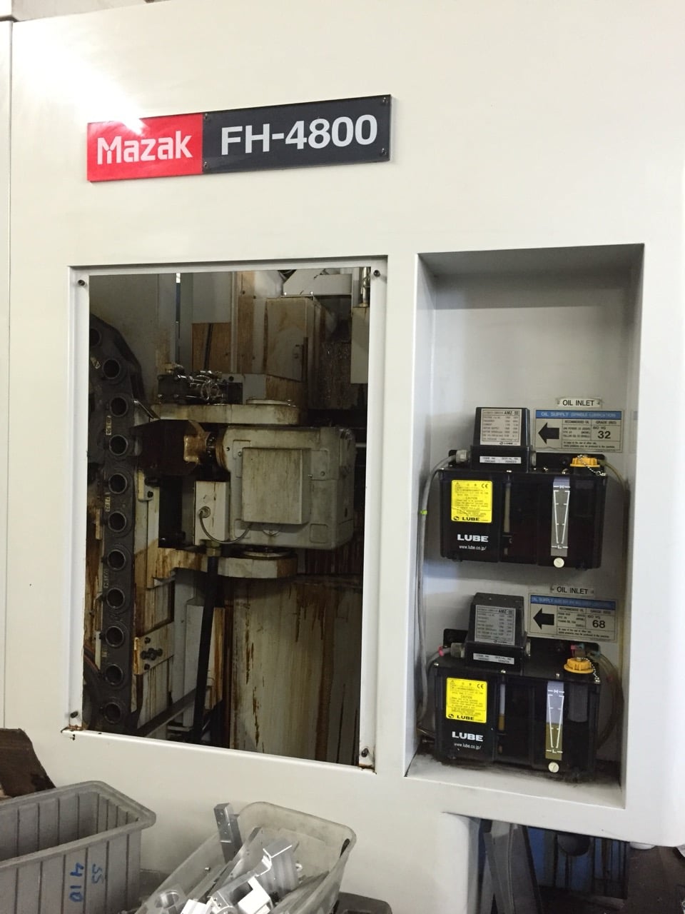 Mazak #FH-4800, CNC Horizontal Machining Center, 22" X, 24" Y, 22" Z, 12000 RPM, 80 automatic tool changer - Image 4