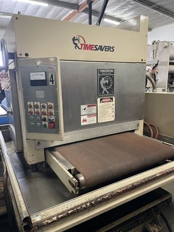 37" Timesavers #137-1HDMW, wide belt sander/grinder, 20 HP, 15-45 FPM, 37" x 60" belt, 230/460 V., 3 Ph. - Image 2