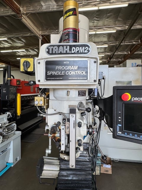 Southwestern Trak #DPMSX2P, CNC vertical bed mill, 9" x49" table, 32" X, 16" Y, 27" Z, 3 HP, R8, Prototrak - Image 2
