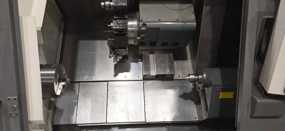 Nakamura #SC-300L, CNC lathe, 10" chuck, 2.7" bar, 47.7" centers, 13.77" dia., 43.3" lgth, Fanuc, live - Image 3