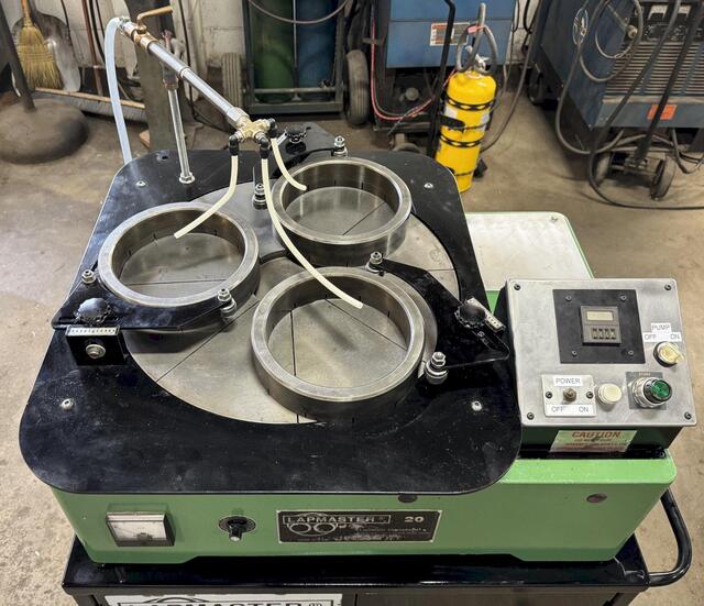 20" Lapmaster #20G, lapping machine, (3) rings, open face, bench model - Image 5