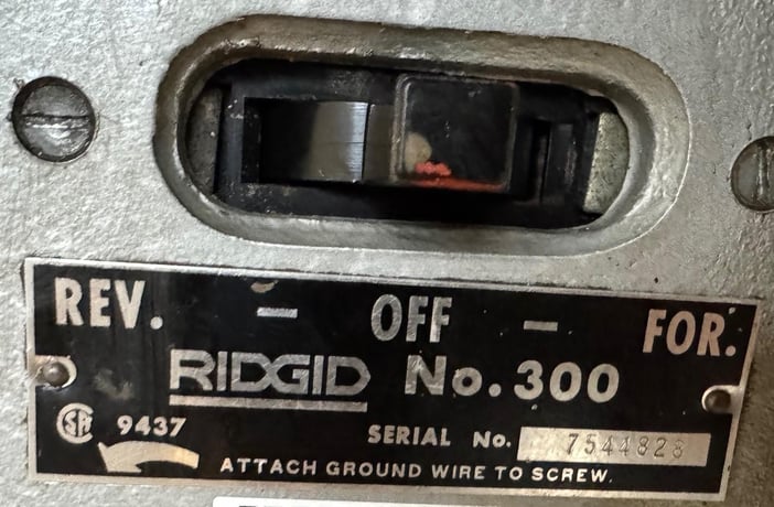 2" Ridgid #300, pipe threader, cutter, reamer, stand, oiler, 1 phase - Image 8