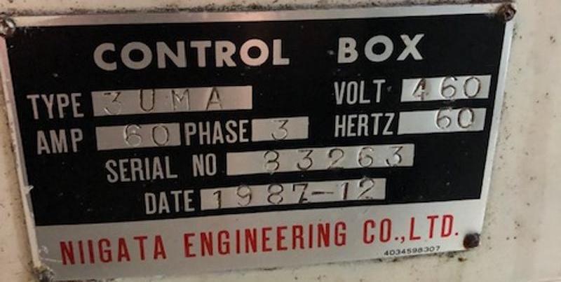 Niigata #3UMA, universal horizontal mill, 15" x 63" table, 45-1400 RPM, 50 taper, 15 HP - Image 8