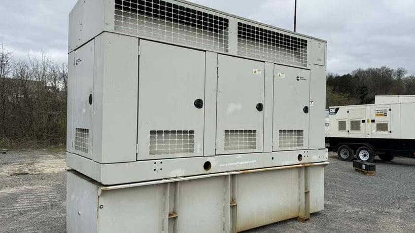 450 KW Cummins #DFEJ, diesel generator set, 277/480 Volts, 755 HP @ 1800 RPM, QSX15-G9 NR2 engine, 314 hours - Image 1