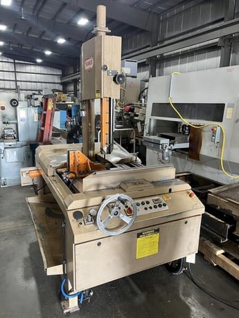 17" x 25.4" Kalamazoo #VG-450L, tilt frame vertical band saw, 1.25" x .042" x 174" blade, 65-400 FPM, manual - Image 1
