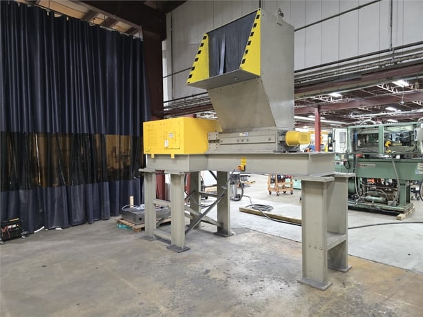 Jordan Reduction Solutions #MS4220, dual shaft shredder, 42" x 20", 50 HP, 141" L x 56" W x 98" H - Image 3