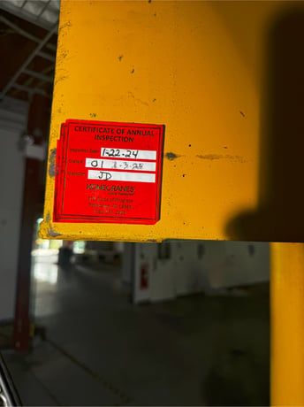 2 Ton, Spanco, jib crane, 480 V., 1987 - Image 9