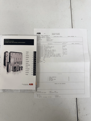 125 HP ABB, ACS880-01-156A-5, Variable Frequency Drive (VFD), 480 Volts, New Surplus, Factory Tested - Image 5