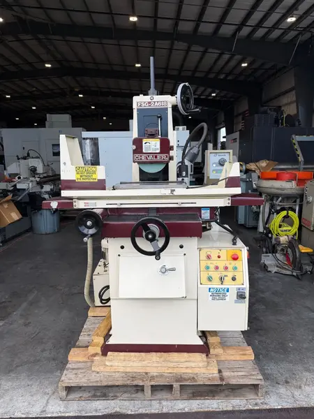 6" x 18" Chevalier #FSG-2A618, 2-Axis hydraulic surface grinder, 7" grinding wheel, 16-82 FPM, 3450 RPM - Image 1