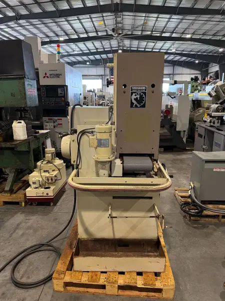 9" Timesavers #960-1MW, wet abrasive metal belt sander, 3" sanding opening, 60" belt, 10-30 FPM, 5 HP - Image 7