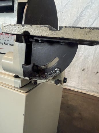 6" x 48" Rockford #SB-611P, belt type combination sander, 10" disc, 1 HP, like new - Image 5