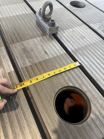 138" L x 59" width x 12" H, T-slotted floor plate - Image 9