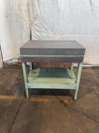 36" x 2 4" x 4" Granite Surface Combustion plate w/ stand - Image 2