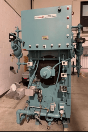 Cleaver Brooks, gas fired flex tube boiler, 150 psi, 575 Volts, 3-phase, 2023 - Image 1