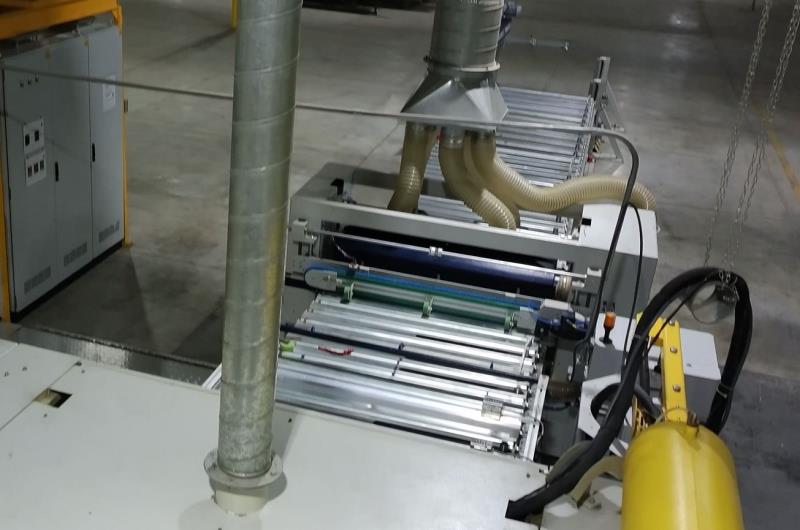 48" Unimak #FLL-1400-PUR, laminating line, flying knife, 15-82 FPM, 10"-48" width, 1/8"-2-3/8" thickness, 2023 - Image 7