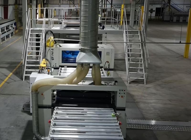 48" Unimak #FLL-1400-PUR, laminating line, flying knife, 15-82 FPM, 10"-48" width, 1/8"-2-3/8" thickness, 2023 - Image 8