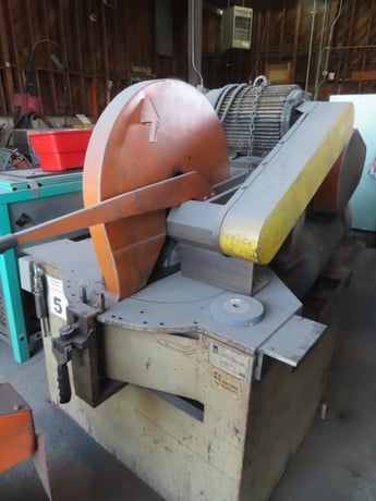 24" Continental Machine #DM-2420, abrasive cut-off saw, 20 HP, 1750 RPM, 230/460 V., 1978 - Image 1
