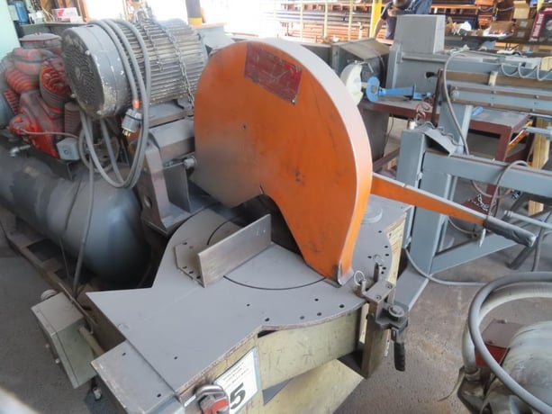 24" Continental Machine #DM-2420, abrasive cut-off saw, 20 HP, 1750 RPM, 230/460 V., 1978 - Image 2