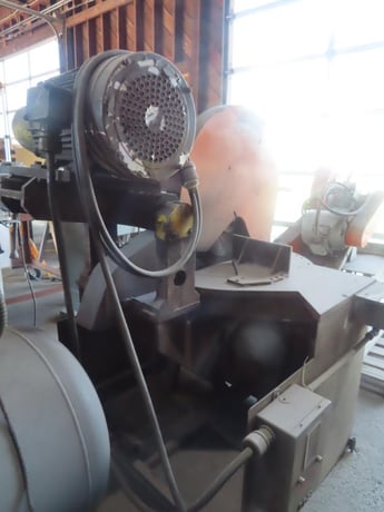 24" Continental Machine #DM-2420, abrasive cut-off saw, 20 HP, 1750 RPM, 230/460 V., 1978 - Image 4