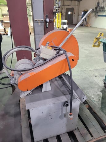 14" Camco #7-14, friction cut-off saw, 3200 RPM, 1" arbor, foot pedal, 7.5 HP, 230/460 V. - Image 3