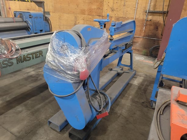 Pexto #3536-A, power circle shear, 12 gauge M/S, 7"-72" circle diameter, 19" head depth, foot pedal, 1.5 HP - Image 7