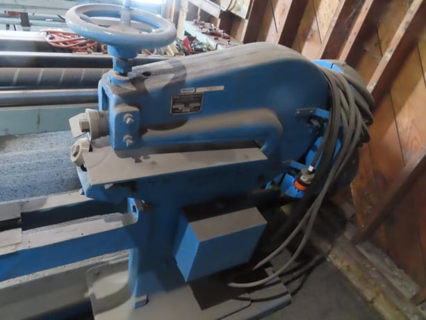 Pexto #3536-A, power circle shear, 12 gauge M/S, 7"-72" circle diameter, 19" head depth, foot pedal, 1.5 HP - Image 8