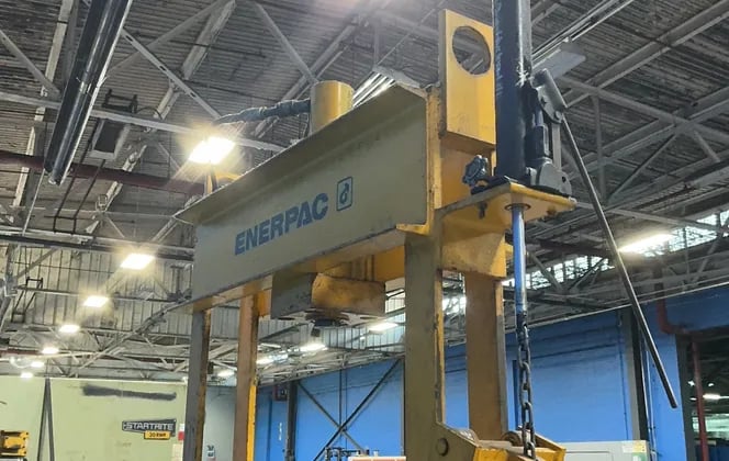 Enerpac, hydraulic shop press, 80 PSI - Image 9