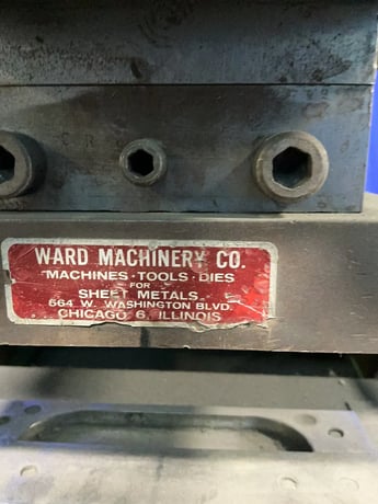 Whitney -Jensen, punch press, 12" x 20", w/ extra tooling - Image 5