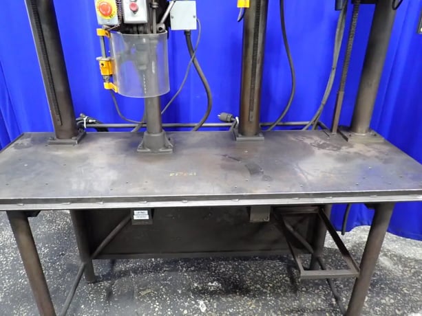 4 spindle, drill press station, 15", 13" x 72" table, 0.5 HP, 1140 RPM - Image 4