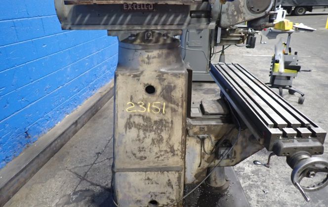 Ex-Cell-O #602, vertical mill, 9" x 48" table, 1 -1/2 HP, Acu-Rite digital read out - Image 9