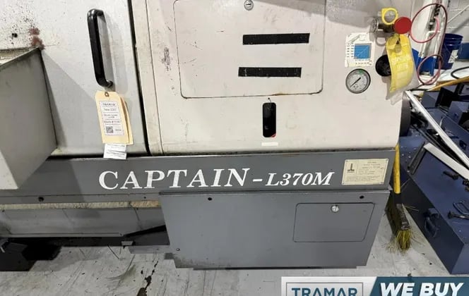 Okuma #Captain L-370M, CNC Lathe, 20.8" swing, 2.7" bar, OSP-P200L, live tooling, 12 pos. turret, 2008 - Image 2