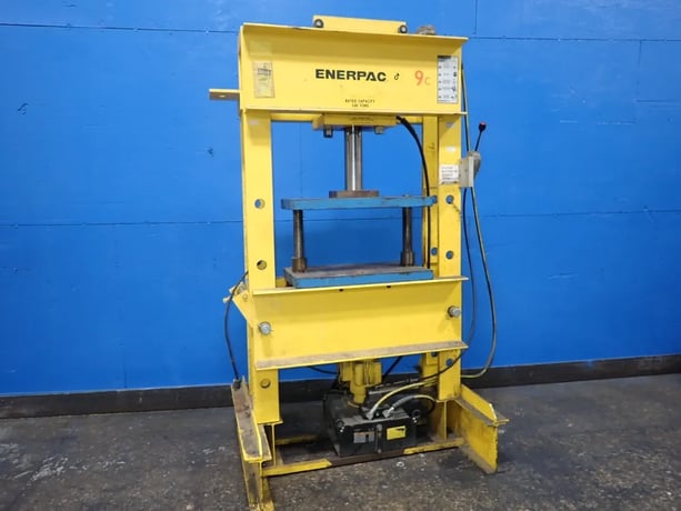 100 Ton, Enerpac #IPH100D113-2, H-Frame Hydraulic Press, 20" x 16" die - Image 1