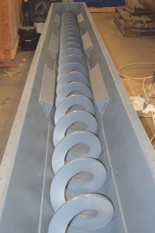 42" wide Conveyor Head Pulley Assembly, gear reducer, drive motor, conveyor lagging - Image 10