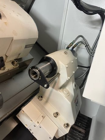 Feeler #FTC-200L, CNC Lathe, 23.6" swing, 8" chuck, 4500 RPM, 25 HP, Fanuc 0i-TF, tailstock, 12 tool, Parts - Image 8