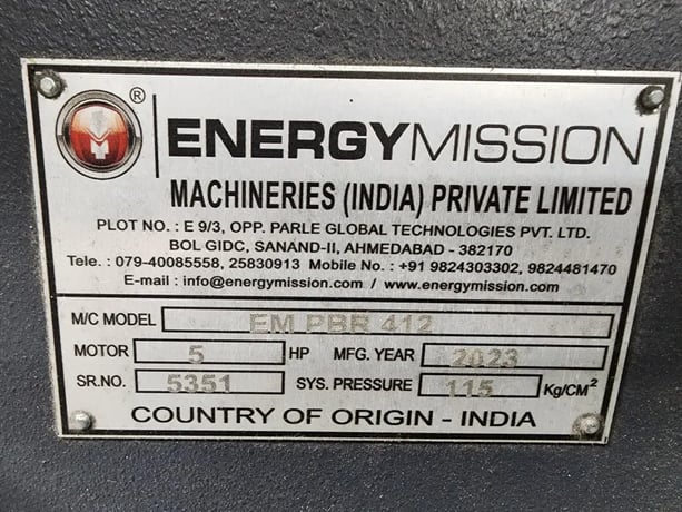 Energy Mission #EM-PBR-412, press brakes, 4' overall, 5 HP, 2023 - Image 2