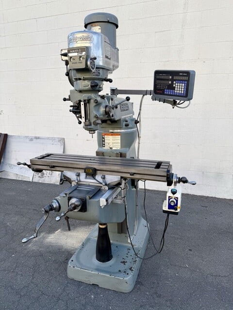 Bridgeport #Series-I, vertical mill, 24" x16" x12" travel, 60-4200 RPM, 9" x42" table, 2 HP, 12" ram, 1-shot - Image 6