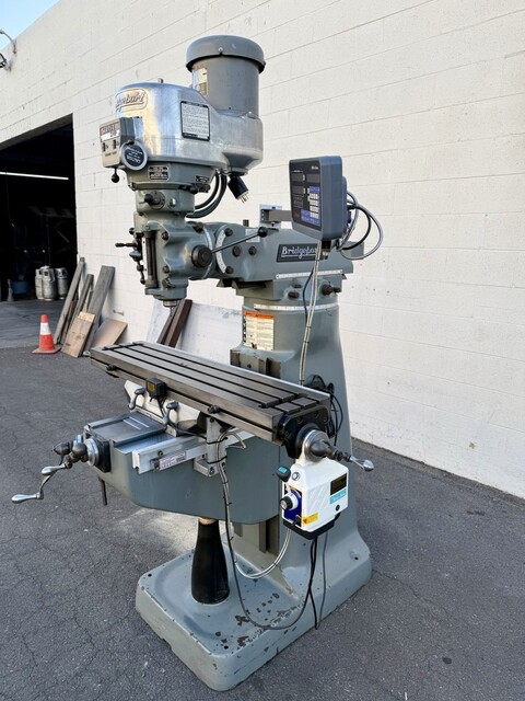 Bridgeport #Series-I, vertical mill, 24" x16" x12" travel, 60-4200 RPM, 9" x42" table, 2 HP, 12" ram, 1-shot - Image 7