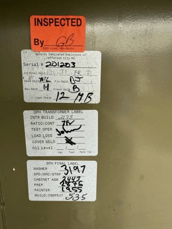 2000 KVA 13200 Primary, 575 Secondary, Square D, Schneider Electric pad mounted transformer (2 available) - Image 10