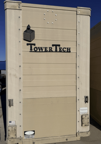 300 Ton, Tower Tech #TTXL-031975, fiberglass industrial cooling tower, 2010 - Image 1