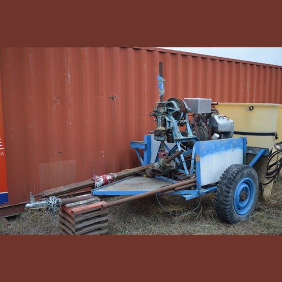 Boyles Bros. #BBS-1, Diamond Core Drill, Wisconsin 4-cyl. gas, 2-speed, with hoist & spare head - Image 1